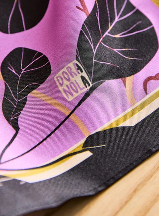 DORA NOLA Foulard en Soie 50 - Le Jardin de Rosie