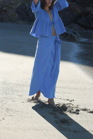 OTHERSEA BIKINI Mirador Blouse - Infinite Blue