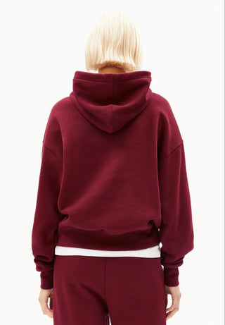 ARMED ANGELS Hoodie Francisaraa - Red Velvet