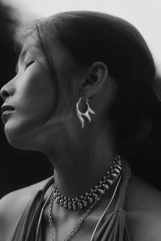 NOIR KALA Boucles d'oreilles Etha
