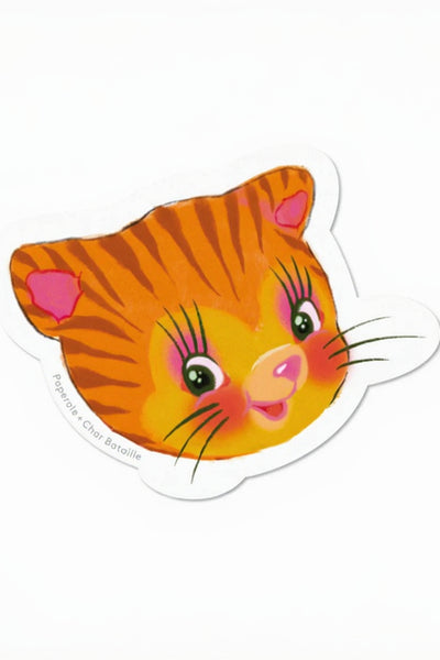 PAPEROLE Autocollant Tigre