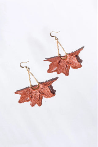 THIS ILK Boucles d'Oreilles Starfish - Terracotta