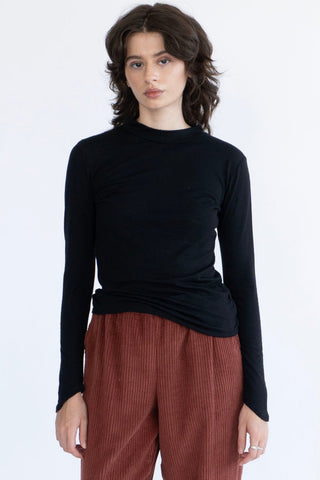 RIGHTFUL OWNER Chandail Merino - Noir