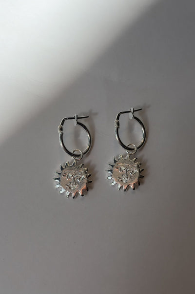 BILAK JEWELRY Sun Earrings - Sterling Silver