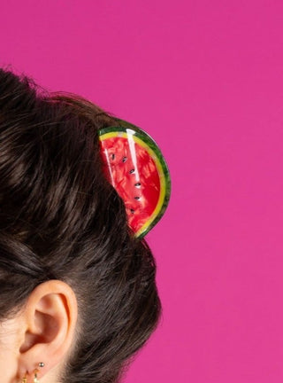 COUCOU SUZETTE Pince à Cheveux - Pastèque, parfaite idée de cadeau pour femme.