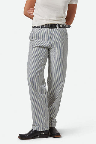 BRIXTON Bedford Trousers - Azure Blue Striped
