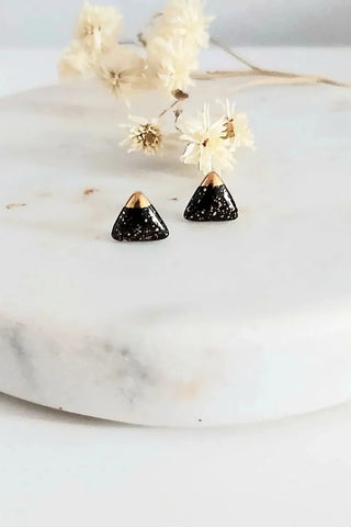KAG Boucles d'Oreilles Céramique Triangle