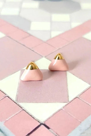 KAG Boucles d'Oreilles Céramique Triangle