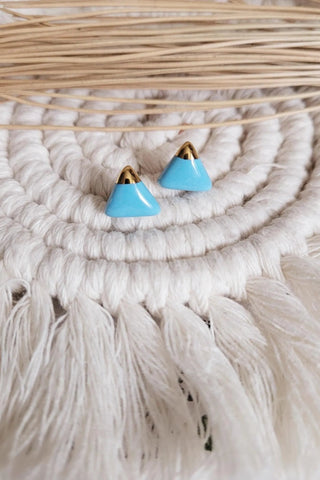 KAG Boucles d'Oreilles Céramique Triangle