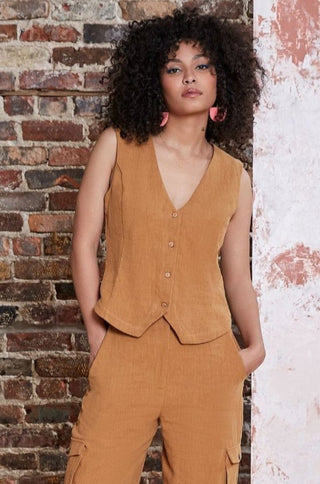 MELOW Kayla Vest - Honey
