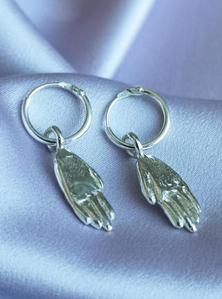 BILAK JEWELRY Hands Earrings - Sterling Silver