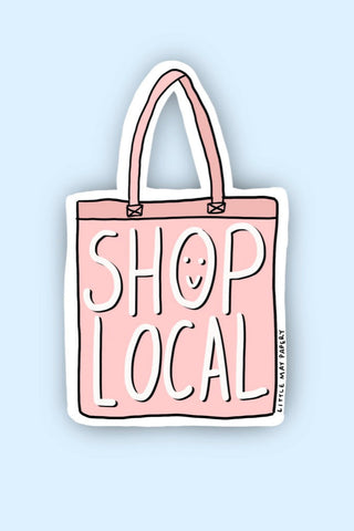 LITTLE MAY PAPERY Vinyl Sticker - Buy Local