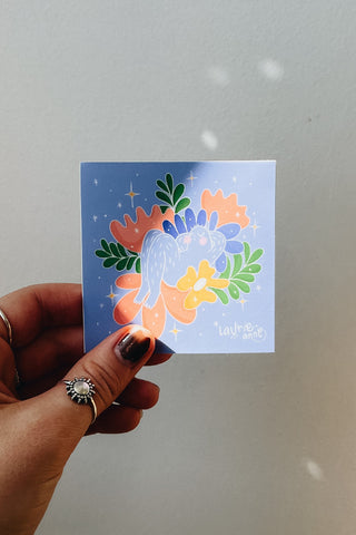 LAURIE-ANNE Flower Nest Sticker