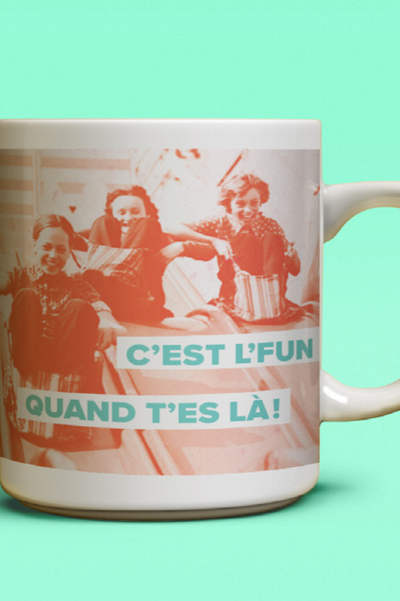 OUI MANON Tasse - C'est l'fun quand t'es la