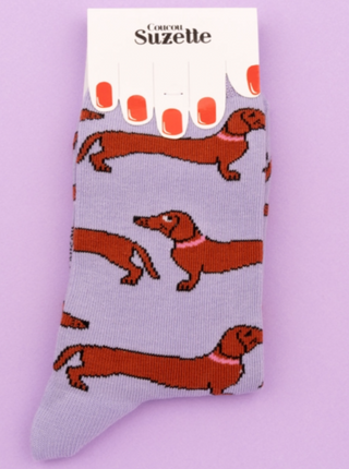 HELLO SUZETTE Socks - Dachshund 