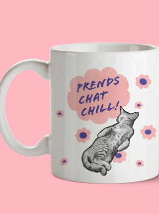 OUI MANON Tasse - Prends chat chill