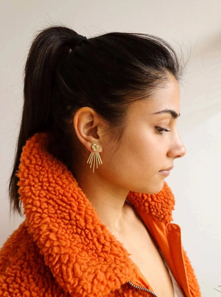 VINTAGE GLORY Boucles d'Oreilles Julia - Doré