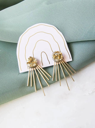 VINTAGE GLORY Boucles d'Oreilles Julia - Doré