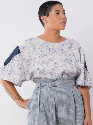 JENNIFER GLASGOW Top Sabe - Blue Floral